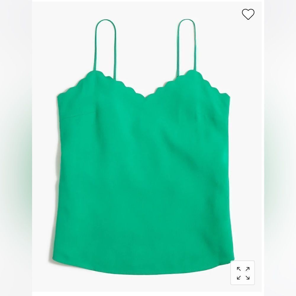 J. Crew Scalloped cami top*